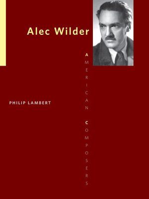cover image of Alec Wilder